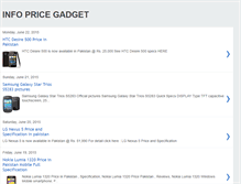 Tablet Screenshot of infopricegadget.blogspot.com