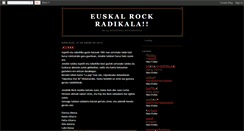 Desktop Screenshot of euskalrockradikala.blogspot.com