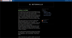 Desktop Screenshot of elbetornillo.blogspot.com