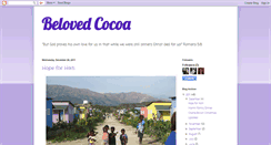 Desktop Screenshot of belovedcocoa.blogspot.com