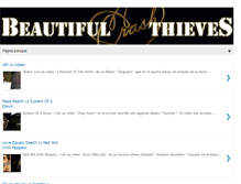 Tablet Screenshot of beautiful-thieves.blogspot.com