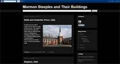 Desktop Screenshot of mormonsteeples.blogspot.com