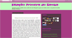 Desktop Screenshot of estacaoprimeiradosamba.blogspot.com