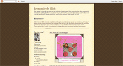 Desktop Screenshot of lemondedelilith.blogspot.com