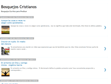 Tablet Screenshot of bosquejoscristianos.blogspot.com