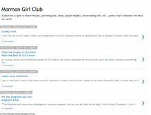Tablet Screenshot of mormongirlclub.blogspot.com