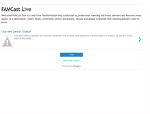 Tablet Screenshot of famcastlive.blogspot.com