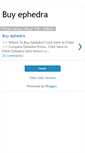 Mobile Screenshot of buyephedraonline.blogspot.com