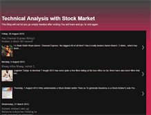 Tablet Screenshot of kdtechnicalanalysis.blogspot.com