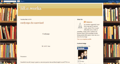 Desktop Screenshot of lilleworks.blogspot.com