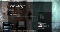 Desktop Screenshot of joudsdiarys.blogspot.com