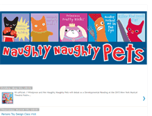 Tablet Screenshot of naughtynaughtypets.blogspot.com