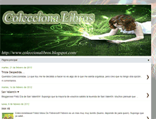 Tablet Screenshot of coleccionalibros.blogspot.com