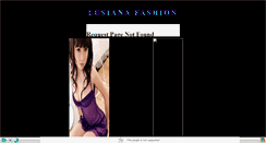 Desktop Screenshot of lusianafashion.blogspot.com