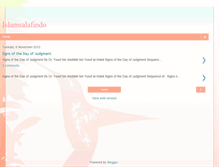 Tablet Screenshot of islamsalafindo.blogspot.com