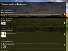 Tablet Screenshot of biologiacoexistente.blogspot.com