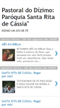 Mobile Screenshot of pastoral-do-dizimo.blogspot.com