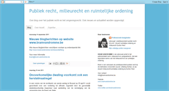 Desktop Screenshot of milieurecht.blogspot.com