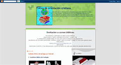 Desktop Screenshot of cursodeorientacionbiblica.blogspot.com
