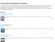 Tablet Screenshot of cursodeorientacionbiblica.blogspot.com