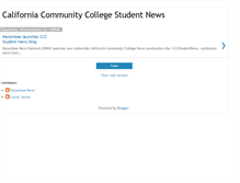 Tablet Screenshot of cccstudentnews.blogspot.com