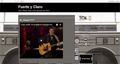 Desktop Screenshot of fenixfuerteyclaro.blogspot.com