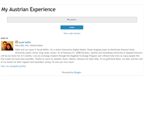 Tablet Screenshot of myaustriaexperience.blogspot.com