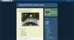 Desktop Screenshot of crisantoluque.blogspot.com
