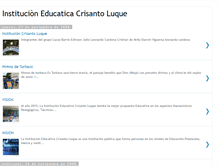 Tablet Screenshot of crisantoluque.blogspot.com