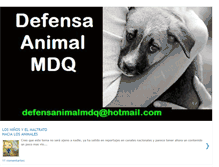 Tablet Screenshot of defensanimalmdq.blogspot.com