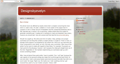 Desktop Screenshot of designsbyevelyn.blogspot.com