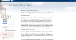 Desktop Screenshot of grandmasbunnytrail.blogspot.com