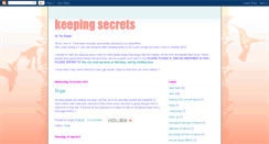 Desktop Screenshot of angel-keepingsecrets.blogspot.com