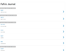 Tablet Screenshot of fafasjournal.blogspot.com