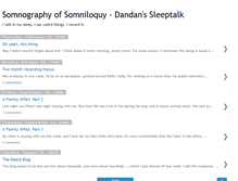 Tablet Screenshot of dansleep.blogspot.com