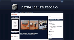 Desktop Screenshot of detrasdeltelescopio.blogspot.com