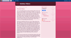 Desktop Screenshot of adulteryvideos.blogspot.com