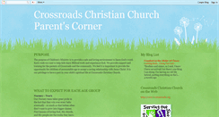 Desktop Screenshot of crossroadsparentscorner.blogspot.com