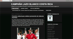 Desktop Screenshot of lazoblancocr.blogspot.com