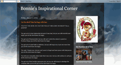 Desktop Screenshot of bonniesinspirationalcorner.blogspot.com