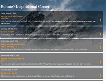 Tablet Screenshot of bonniesinspirationalcorner.blogspot.com