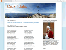Tablet Screenshot of cruxfidelis.blogspot.com