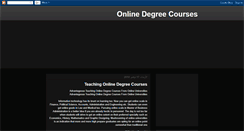 Desktop Screenshot of degreecourses.blogspot.com