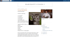 Desktop Screenshot of marcroftsfoods1.blogspot.com