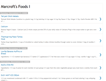 Tablet Screenshot of marcroftsfoods1.blogspot.com