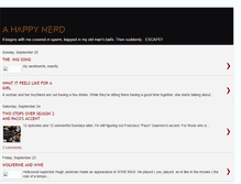 Tablet Screenshot of ahappynerd.blogspot.com