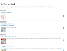 Tablet Screenshot of imakeinvitations.blogspot.com