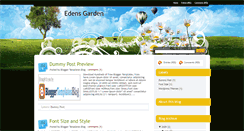 Desktop Screenshot of edens-garden-btb.blogspot.com