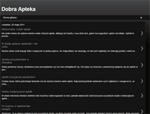 Tablet Screenshot of dobra-apteka.blogspot.com