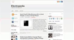 Desktop Screenshot of electro-pedia.blogspot.com